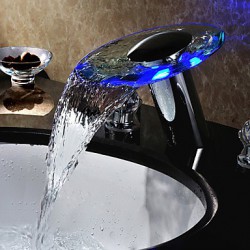 Two Handles LED Waterfall...