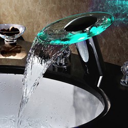Two Handles LED Waterfall...