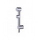 Contemporary Chrome Finish Faucet Accessory