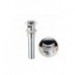 Contemporary Chrome Finish Faucet Accessory
