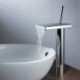 Vessel Single Handle One Hole in Chrome Bathroom Sink Tap