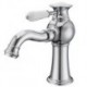 Centerset Single Handle One Hole in Chrome Bathroom Sink Tap