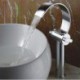 Centerset Two Handles One Hole in Chrome Bathroom Sink Tap