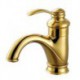 Centerset Single Handle One Hole in Antique Brass Bathroom Sink Tap