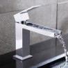 Centerset Single Handle One Hole in Chrome Bathroom Sink Tap