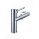 Centerset Single Handle One Hole in Chrome Bathroom Sink Tap