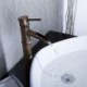 Sink Tap Centerset with Antique Bronze Single Handle One Hole