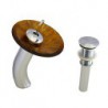 Widespread Single Handle One Hole in Chrome Bathroom Sink Tap