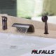 Mlfalls New Sanitary Fittings Deck Mounted Brass Finish Oil-Rubbed Bronze Bathtub Hand Shower Tap