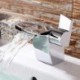 American Standard Deck Mounted Two Handles One Hole in Chrome Bathroom Sink Tap