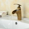 Fashionable Antique Waterfall Bathroom Sink Tap