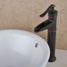 Antique Style Oil-rubbed Bronze Finish Waterfall Brass  Bathroom Sink Tap
