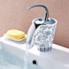 Centerset Single Handle One Hole in Painting Bathroom Sink Tap