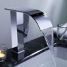 Widespread Single Handle One Hole in Chrome Bathroom Sink Tap
