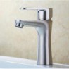 American Standard Centerset Single Handle One Hole in Nickel Brushed Bathroom Sink Tap