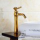 American Standard Widespread Single Handle One Hole in Rose Gold Bathroom Sink Tap