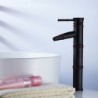Vessel Single Handle One Hole in Oil-rubbed Bronze Bathroom Sink Tap