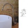 Centerset Single Handle One Hole in Antique Copper Bathroom Sink Tap