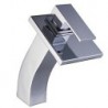 Centerset Single Handle One Hole in Chrome Bathroom Sink Tap