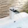 Centerset Single Handle One Hole in Painting Bathroom Sink Tap