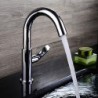 Centerset Single Handle One Hole in Chrome Bathroom Sink Tap