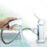 Centerset Single Handle One Hole in Chrome Bathroom Sink Tap