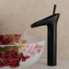 Contemporary Winebowl Style Oil-rubbed Bronze-plated Brass Cold / Hot Water Tap - Black