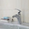 High Quality Contemporary Fashion Brass Chrome-Plated Hot And Cold Basin Tap - Silver