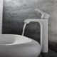 Widespread Single Handle One Hole in Painting Bathroom Sink Tap