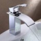 Centerset Single Handle One Hole in Chrome Bathroom Sink Tap