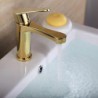 Antique Ti-PVD Finish Brass One Hole Single Handle Bathroom Sink Tap