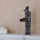 Centerset Single Handle One Hole in Oil-rubbed Bronze Bathroom Sink Tap