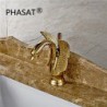 Widespread Single Handle One Hole in Ti-PVD Bathroom Sink Tap