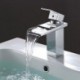 Centerset Single Handle One Hole in Chrome Bathroom Sink Tap
