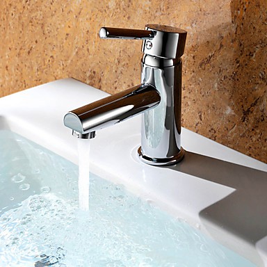 High Quality Chrome Finish Brass Sink Tap - Silver High Quality Chrome Finish...