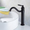 Vessel Single Handle One Hole in Oil-rubbed Bronze Bathroom Sink Tap