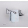 Wall Mounted Single Handle One Hole in Chrome Bathroom Sink Tap