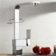 Centerset Single Handle One Hole in Chrome Bathroom Sink Tap