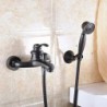 AquaTap Oil Rubbed Bronze Wall Mount Handheld Tub Shower Tap shower mixer tap set Single Handle Wall Mount