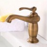 Centerset Single Handle One Hole in Antique Brass Bathroom Sink Tap