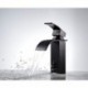 Oil Rubbed Bronze Waterfall Bathroom Sink Vessel Tap Lavatory Vanity Basin Mixer Tap