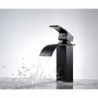 Oil Rubbed Bronze Waterfall Bathroom Sink Vessel Tap Lavatory Vanity Basin Mixer Tap