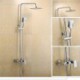 Wall Mounted Single Handle One Hole in Chrome Shower Tap