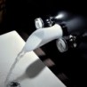 Wall Mounted Basin Tap Glass Tap with Crystal Handles