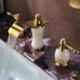 American Standard Widespread Two Handles Two Holes in Ti-PVD Bathroom Sink Tap
