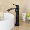 Fashionable ORB-plated Brass Bathroom Basin Tap - Black