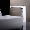 Centerset Single Handle One Hole in Chrome Bathroom Sink Tap