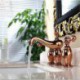 Art Deco / Retro  Brass Rose Gold