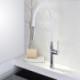 Centerset Single Handle One Hole in Chrome Bathroom Sink Tap