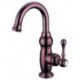 Centerset Single Handle One Hole in Rose Gold Bathroom Sink Tap